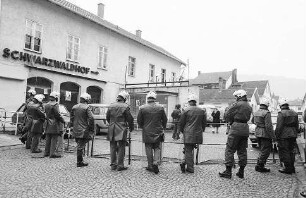 Freiburg im Breisgau: Polizeieinsatz am Schwarzwaldhof [Schwarzwaldstraße/Talstraße]