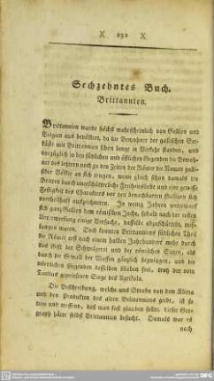Sechzehntes Buch. Brittannien