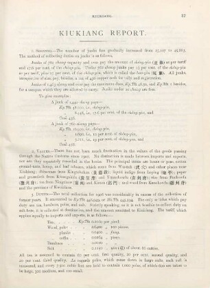 Kiukiang report