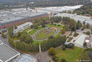 Sommergarten auf dem Messegelände; Berlin, Charlottenburg-Wilmersdorf