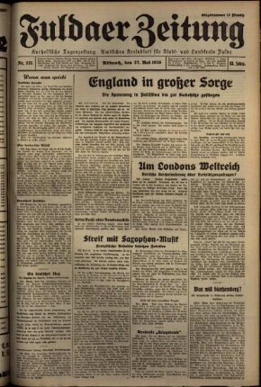 Ausgabe vom Mittwoch, den 27. Mai 1936.