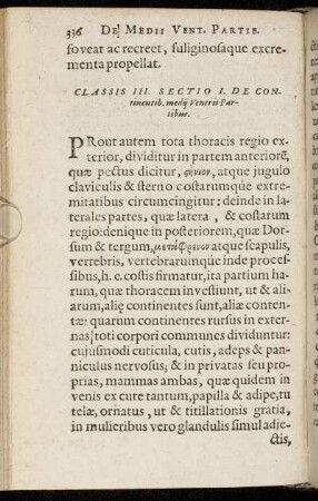 Sectio I. - Sectio IV.