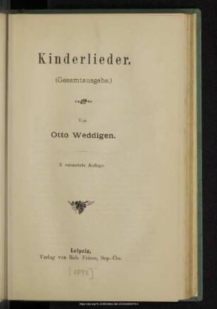 Kinderlieder (Gesamtausgabe)