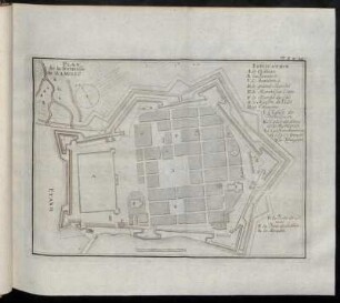 Plan de la Forteresse de Zamosc