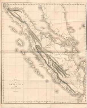 A map of the Island of Sumatra in the East Indies