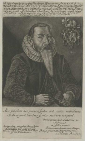 Bildnis des Nicolaus Bayer