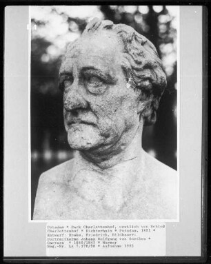 Dichterhain — Portraitherme Johann Wolfgang von Goethes