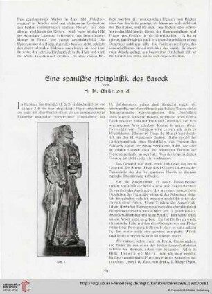 11/12: Eine spanische Holzplastik des Barock