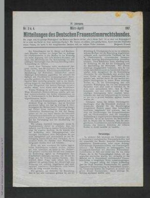 Mitteilungen des Deutschen Frauenstimmrechtsbundes (4.1917, 3-12)