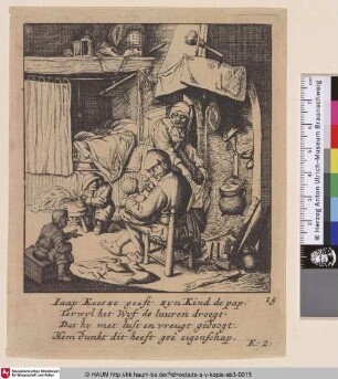 [Der Familienvater; The pater familias; Le père de famille]