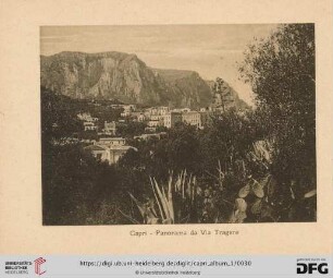 Capri - Panorama da Via Tragara