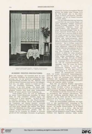 Moderne Fenster-Dekorationen