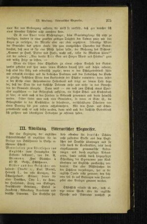 Litterarischer Wegweiser