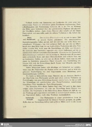 Platin und Mattalbumin