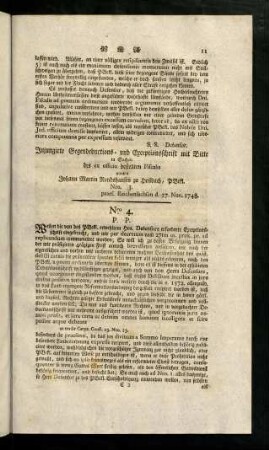 11-16, Nro. 4 - 6; Urtheil; Status causae