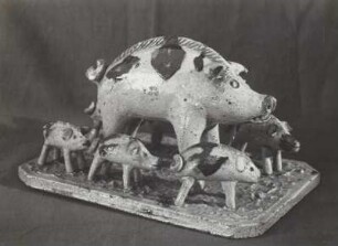 Mutterschwein mit Ferkeln