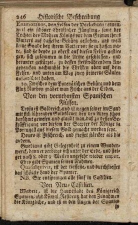 Von den vornehmsten Spanischen Flüssen.