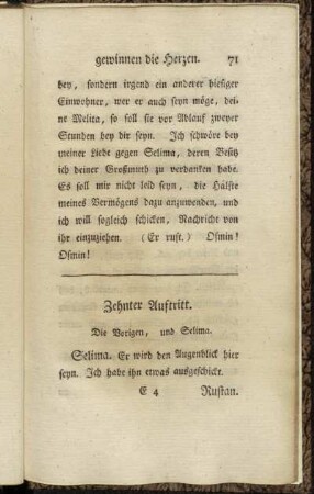 Zehnter Auftritt. Die Vorigen, und Selima.