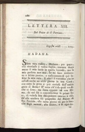Lettera XIII.