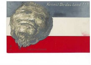 "Kohlrübe's Glanzzeit" - Aufschrift: "Kennst Du das Land?"