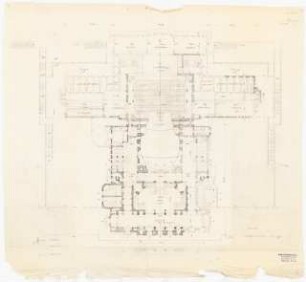 Staatstheater Kassel: Grundriss EG 1:200