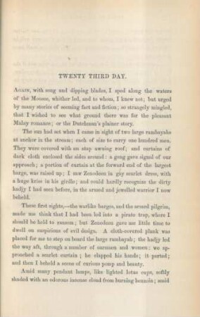 Twenty third day