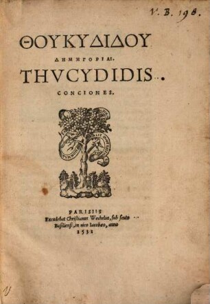 Thucydidis Conciones