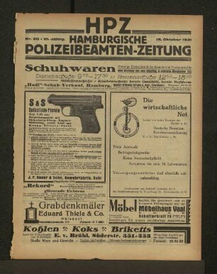 Nr. 20 * 21. Jahrg. 15. Oktober 1931
