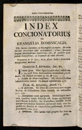 Dominica I. Adventus; ...