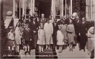 Die Silberhochzeit des Kronprinzenpaares in Doorn
