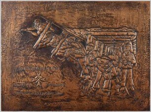 Kupferrelief als Geschenk für Herrn Werksdirektor Dr. Linde
