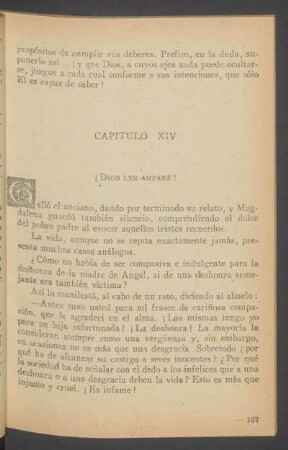 Capítulo XIV - ¡Dios les ampare!