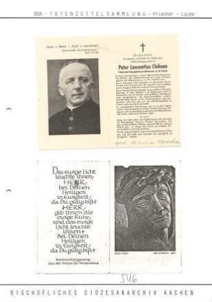 Clahsen, Pater Laurentius
