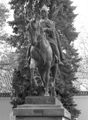 Reiterstatue des heiligen Wenzel