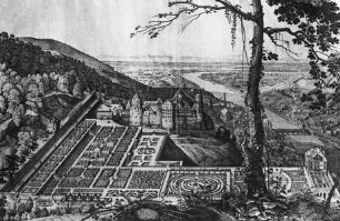 Ansicht von Stadt und Schloss Heidelberg