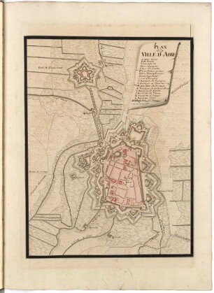 Plan de la Ville D' Aire