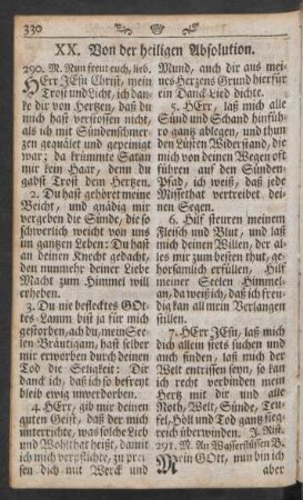 XX. Von der heiligen Absolution