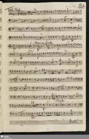 606. Finale Quartetto: Numi che in canto è questo / Anfossi, P.
