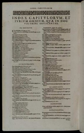 Index Capitulorum, Et Iurium Omnium, Quæ In Hoc Volumine Explicantur.