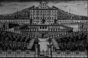 Frascati, Villa Aldobrandini (Stich), auch Belvedere genannt; Porta, Giacomo della; Maderno, Carlo (Carlo Maderna)