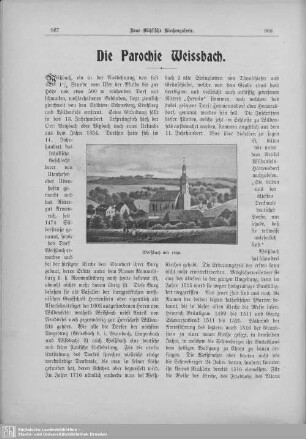 Die Parochie Weissbach