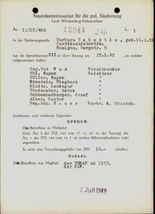Scheible, Barbara