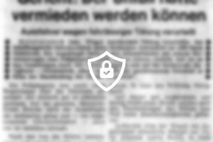 Gericht: Der Unfall hätte vermieden werden können