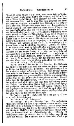 Aufräumen, (s. Ordnung)