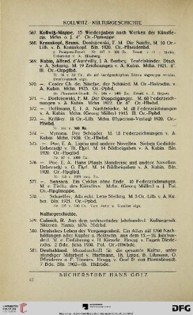 Kulturgeschichte (Nr. 579-589)