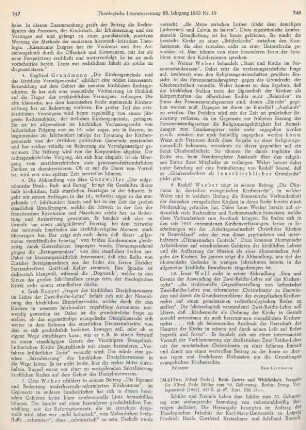 748-749 [Rezension] Reich Gottes und Wirklichkeit