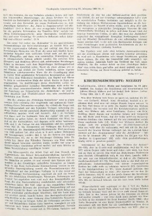 278-280 [Rezension] Brakelmann, Günter, Kirche und Sozialismus im 19. Jahrhundert