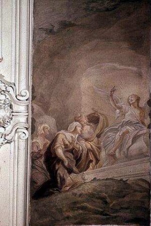Die drei Marien am leeren Grab