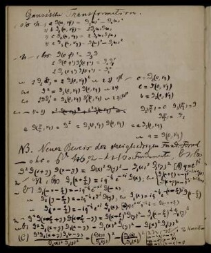 Gauss'sche Transformation