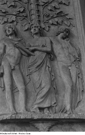 Detail des Reliefs